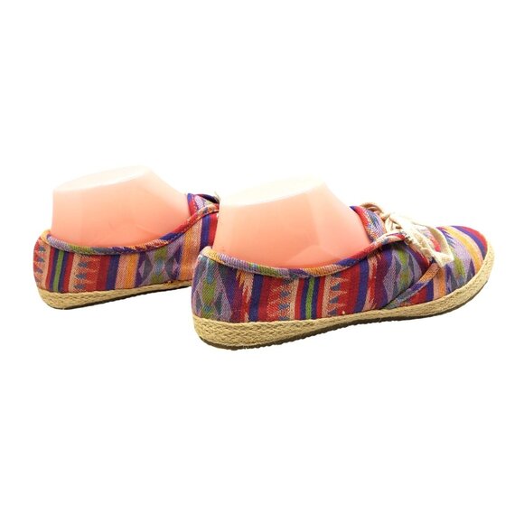 Womens Call It Spring Vegan Multicolor Lace Up Flats. - Picture 7 of 8